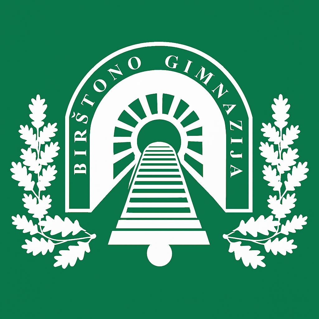 Birštono gimnazijos logotipas